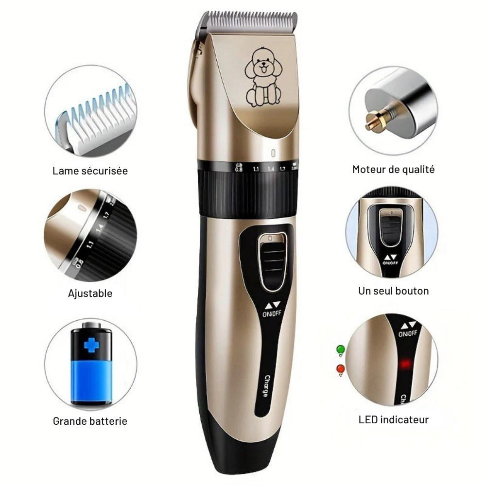 Tondeuse Silencieuse pour Toilettage Animaux