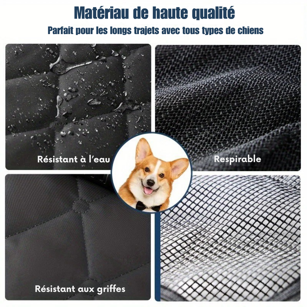 Tapis de Siège Voiture Antidérapant pour Chien