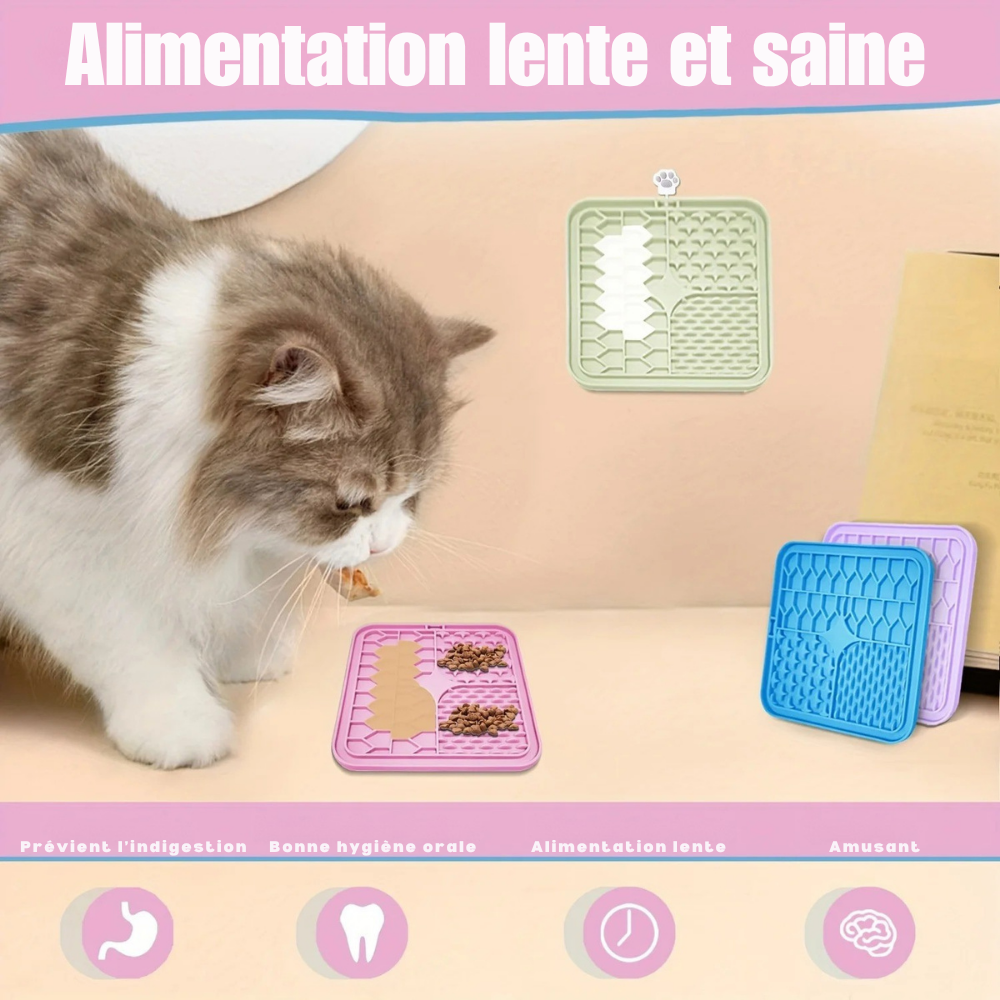Tapis de Léchage Antidérapants pour Chiens et Chats