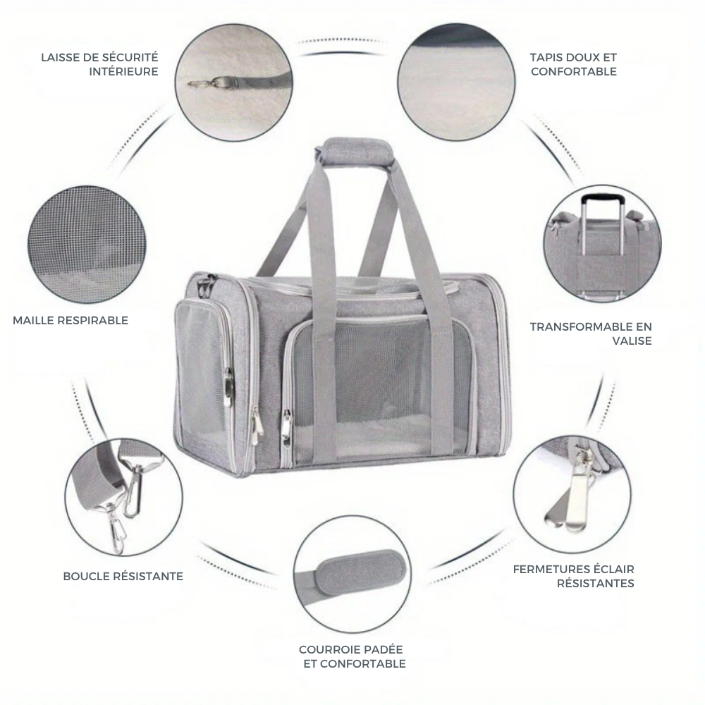 Sac de Transport Souple pour Animaux