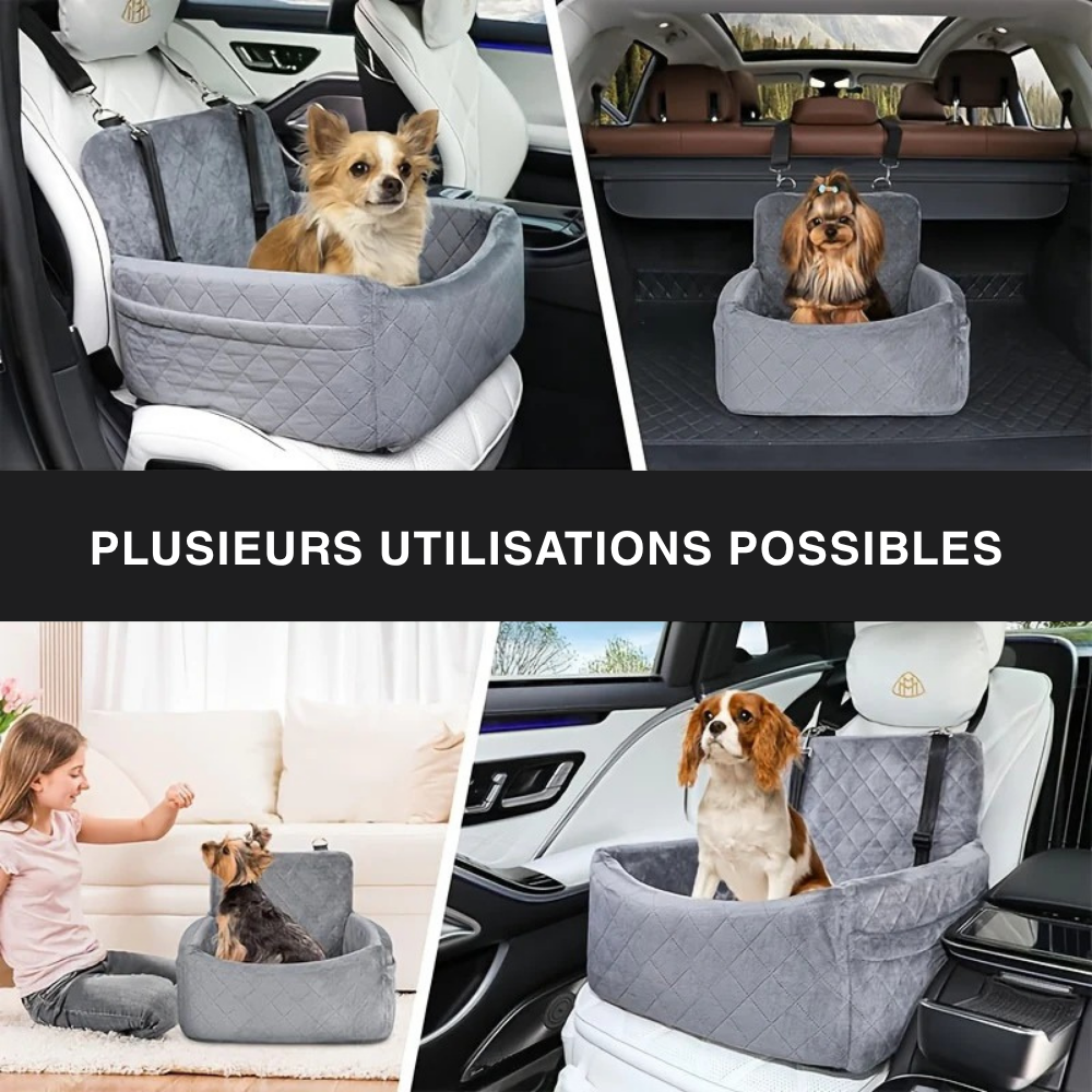 Siège canapé voiture pour petits et moyens chiens