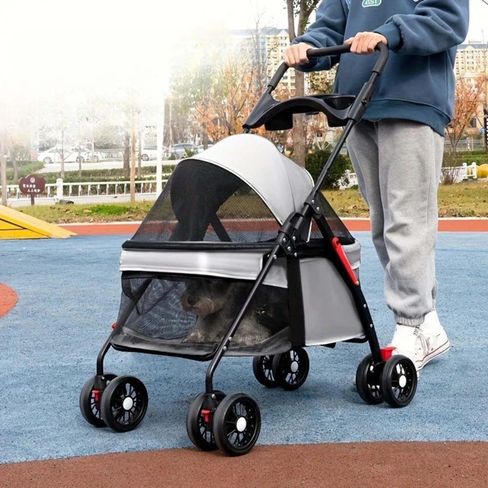 Poussette pour Animaux Pliable et Légère