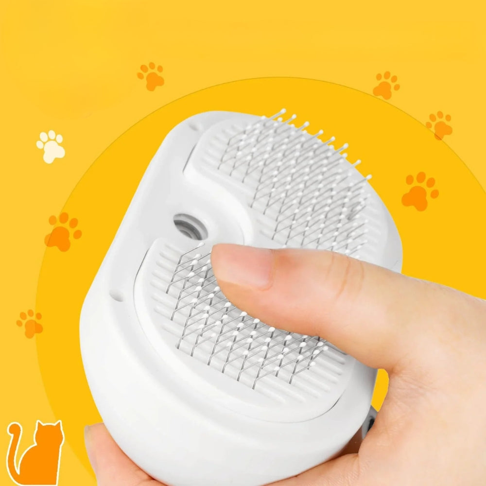 Brosse à vapeur pour chiens et chats