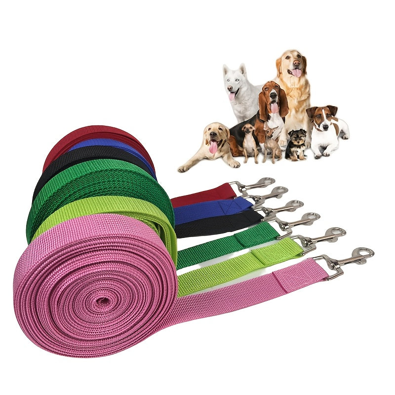 Longe Plate Multicolore – 5M et 10M pour Chien