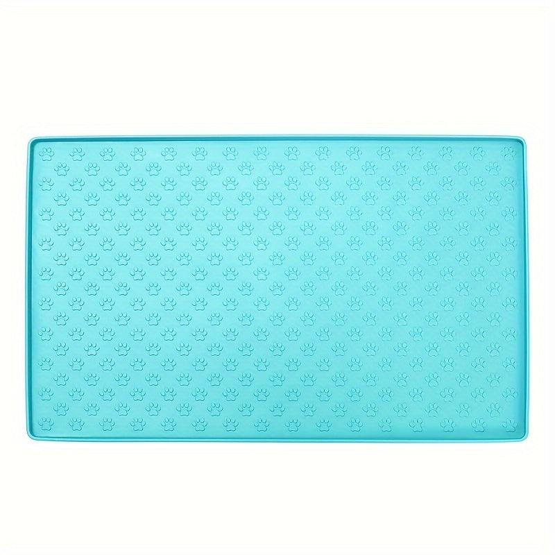Tapis de gamelle antidérapant en silicone pour chien et chat