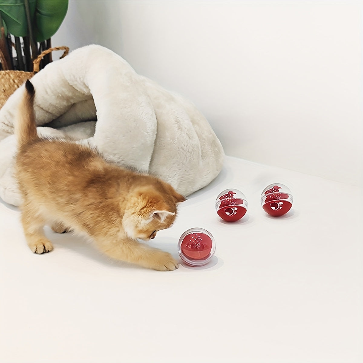 Balle Distributeur de Friandises Interactive pour Chat
