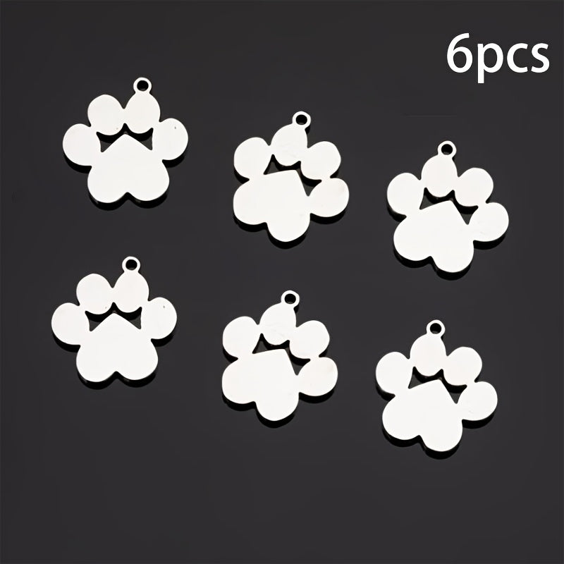 Médailles gravables en acier pour collier de Chien ou Chat