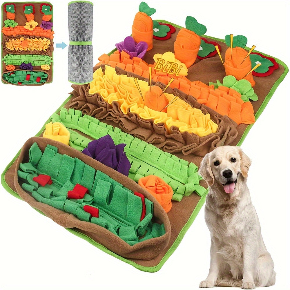 Grand Tapis de Fouille avec Carottes et Jouets Sonores