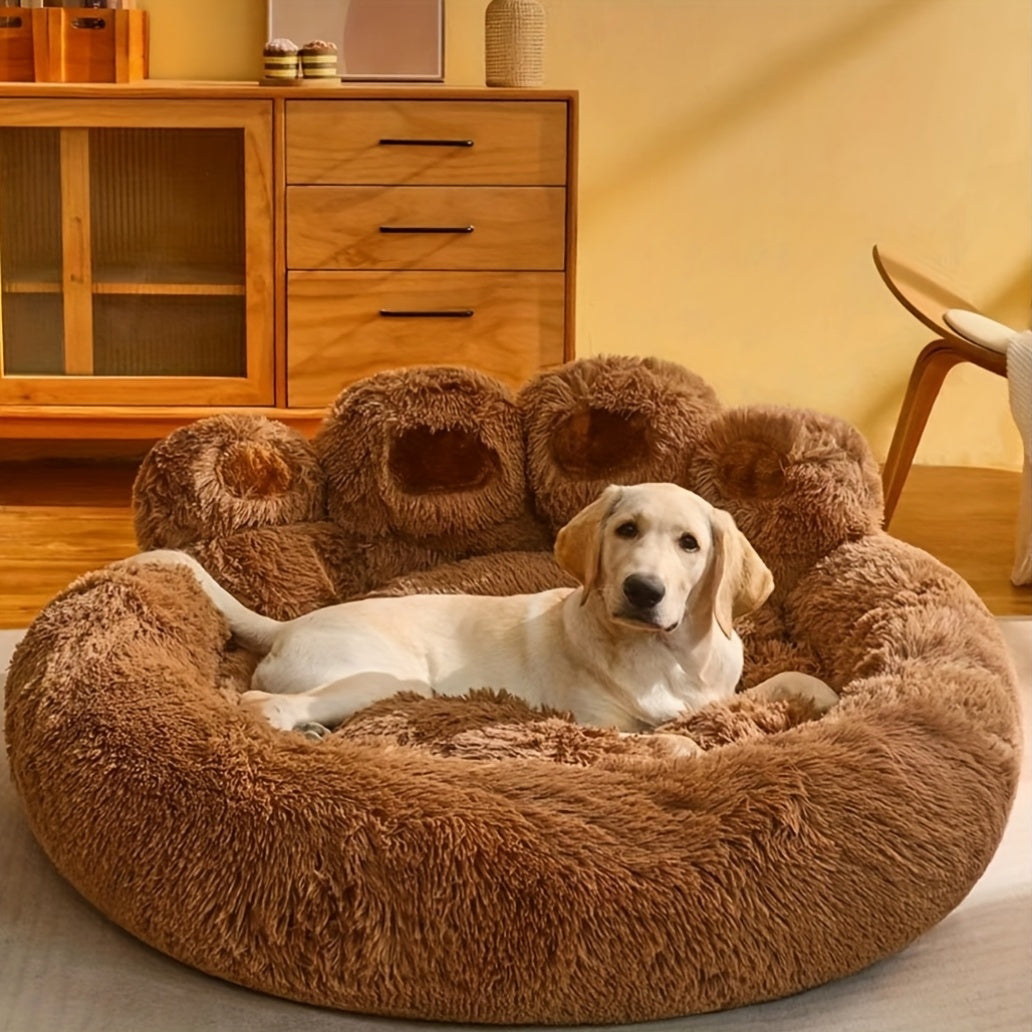 Panier patte géant en peluche pour Chien toutes tailles