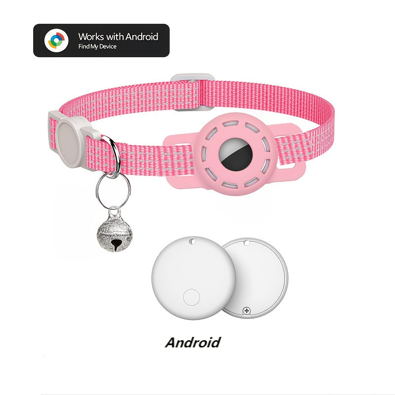 Collier Connecté avec Boucle Sécurité et Localisation pour Chats