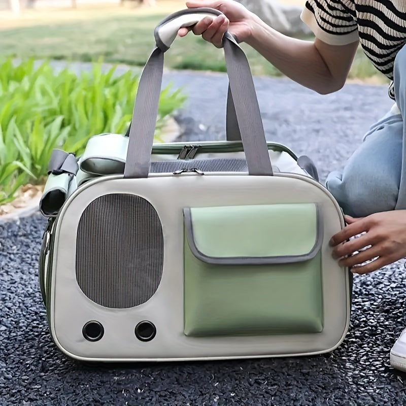 Sac de Transport Pliable et Respirant pour Petits Animaux