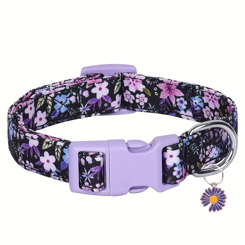 Collier Fleuri pour Chien avec Pendentif