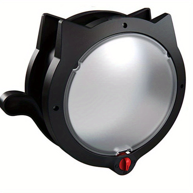 Porte à Battant Rond pour Chat et Petit Chien – Système de Verrouillage 4 Positions