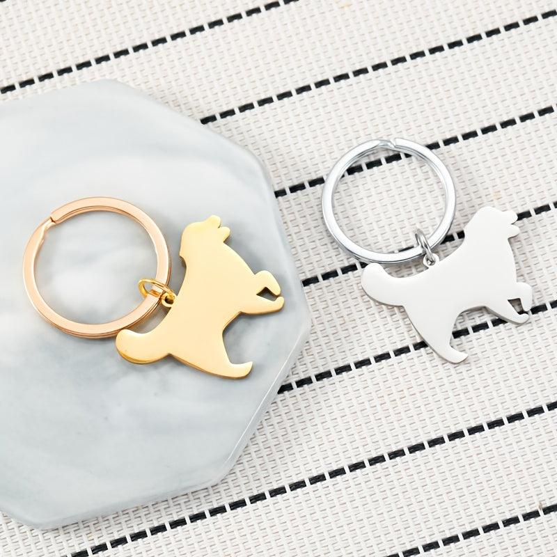 Médaille chien personnalisable en acier inoxydable