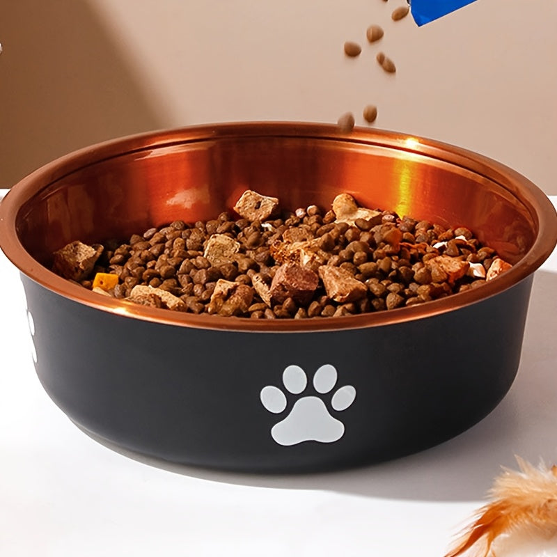 Lot de 2 gamelles inox antidérapantes pour chien