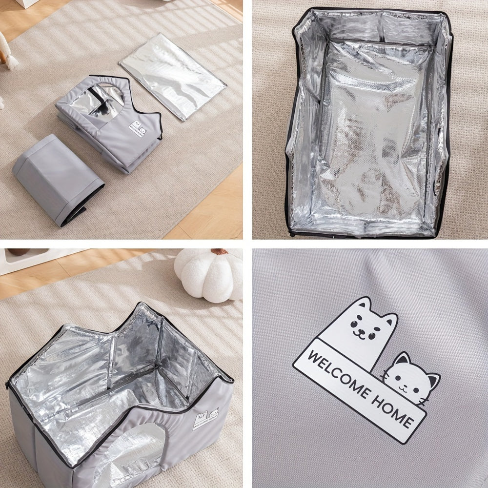 Maison isotherme imperméable pour chat et petit chien