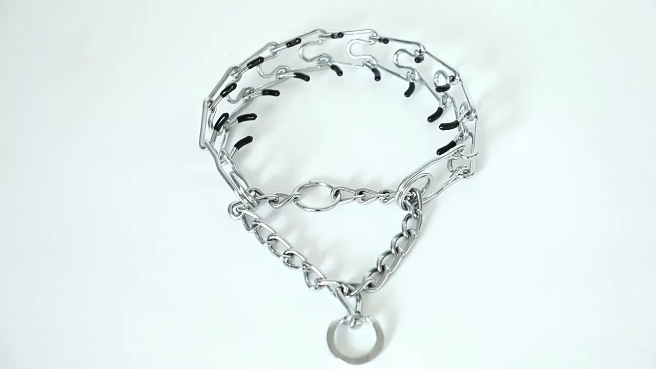 Collier étrangleur à maillons amovibles pour Chiens
