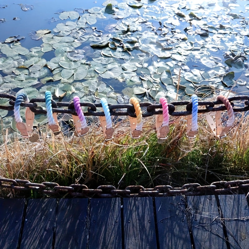 Collier Pastel Corde Tressée pour Chien