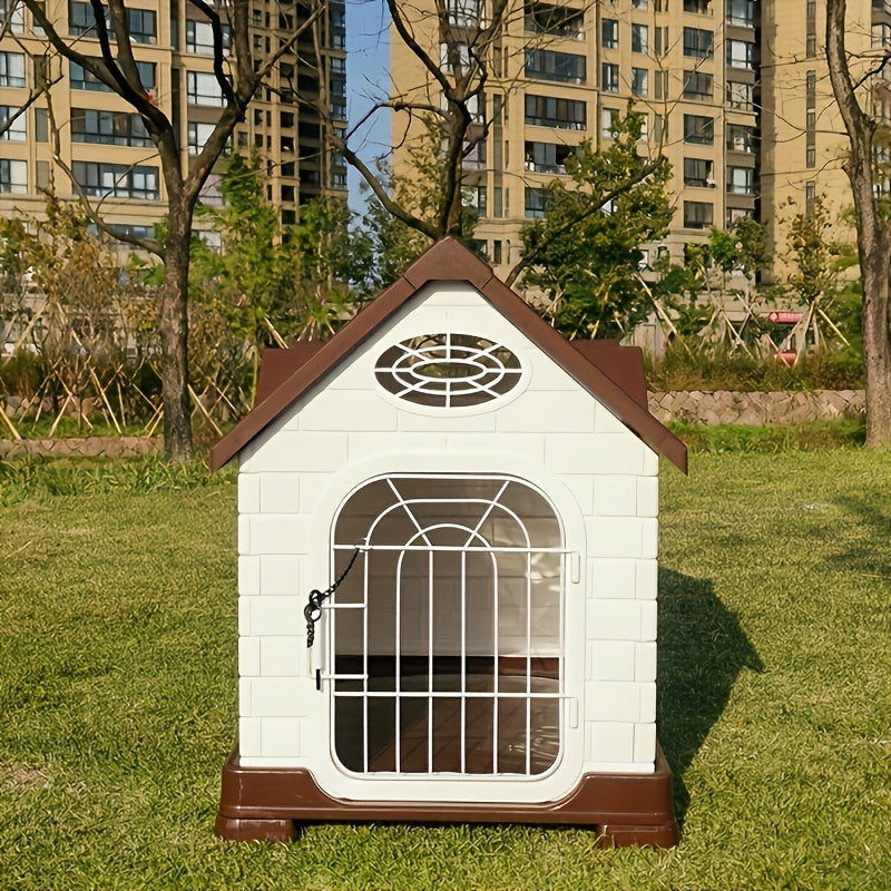 Niche Plastique Élevée avec Aération pour Chien
