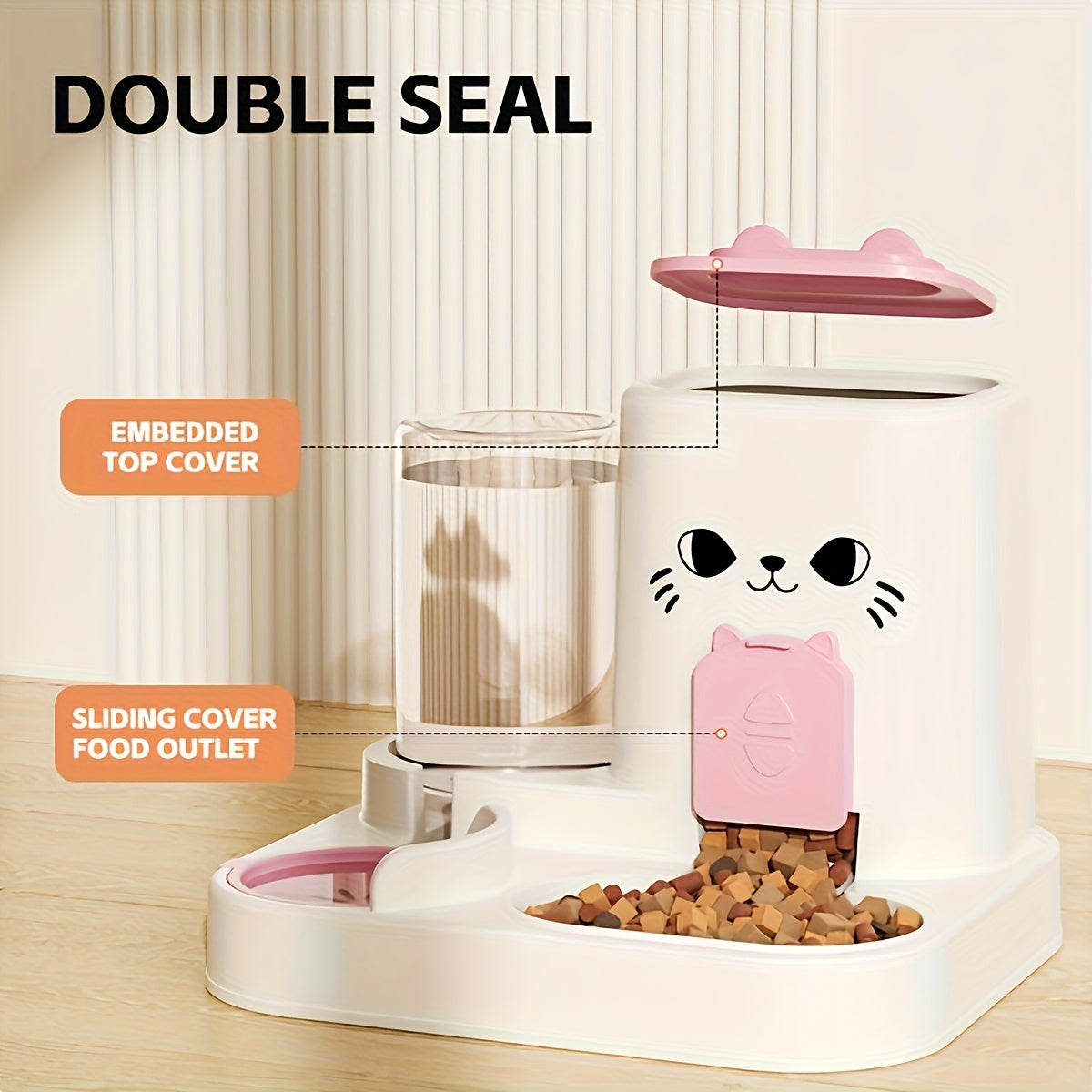 Distributeur Automatique 2-en-1 pour Chat