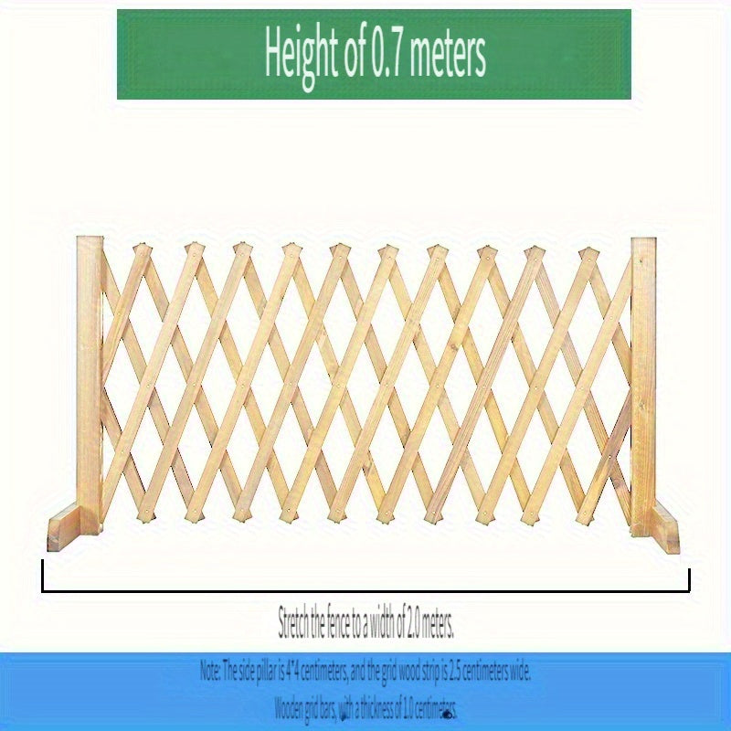 Barrière Extensible en Bois Naturel pour Chiens – Plusieurs Tailles