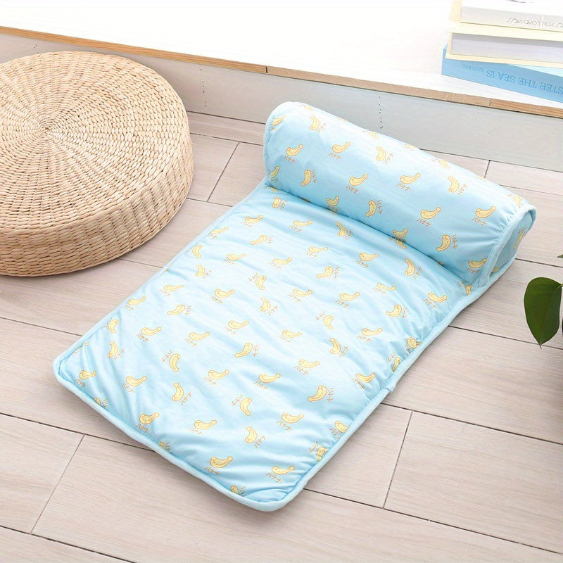 Tapis Rafraîchissant avec Oreiller pour Chien