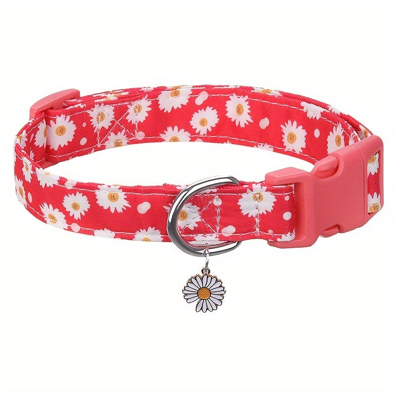 Collier Fleuri pour Chien avec Pendentif