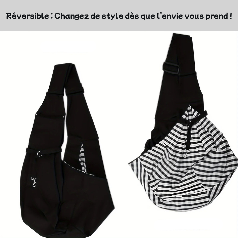 Sac d'Épaule Réversible pour Petits Animaux