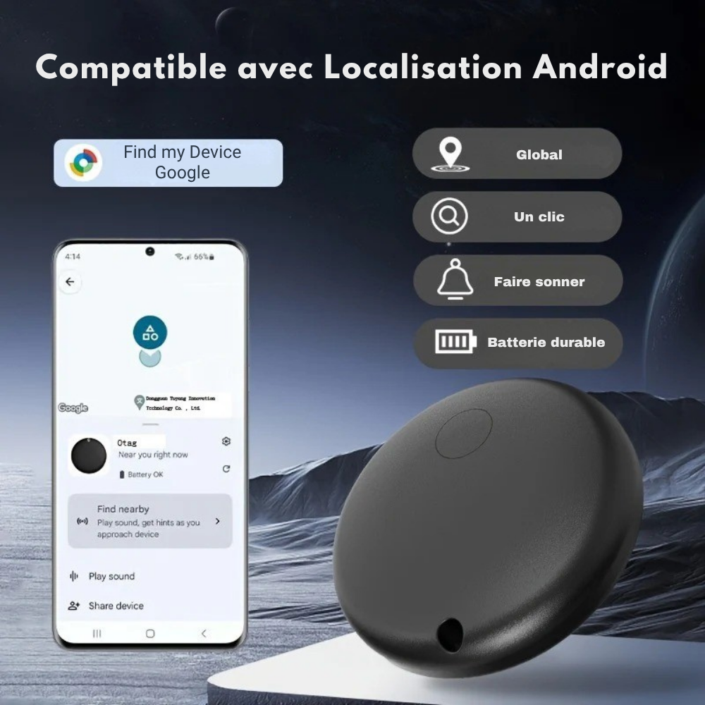 Collier GPS Intelligent pour Chat avec Dispositif Anti-Perte et Support Protecteur