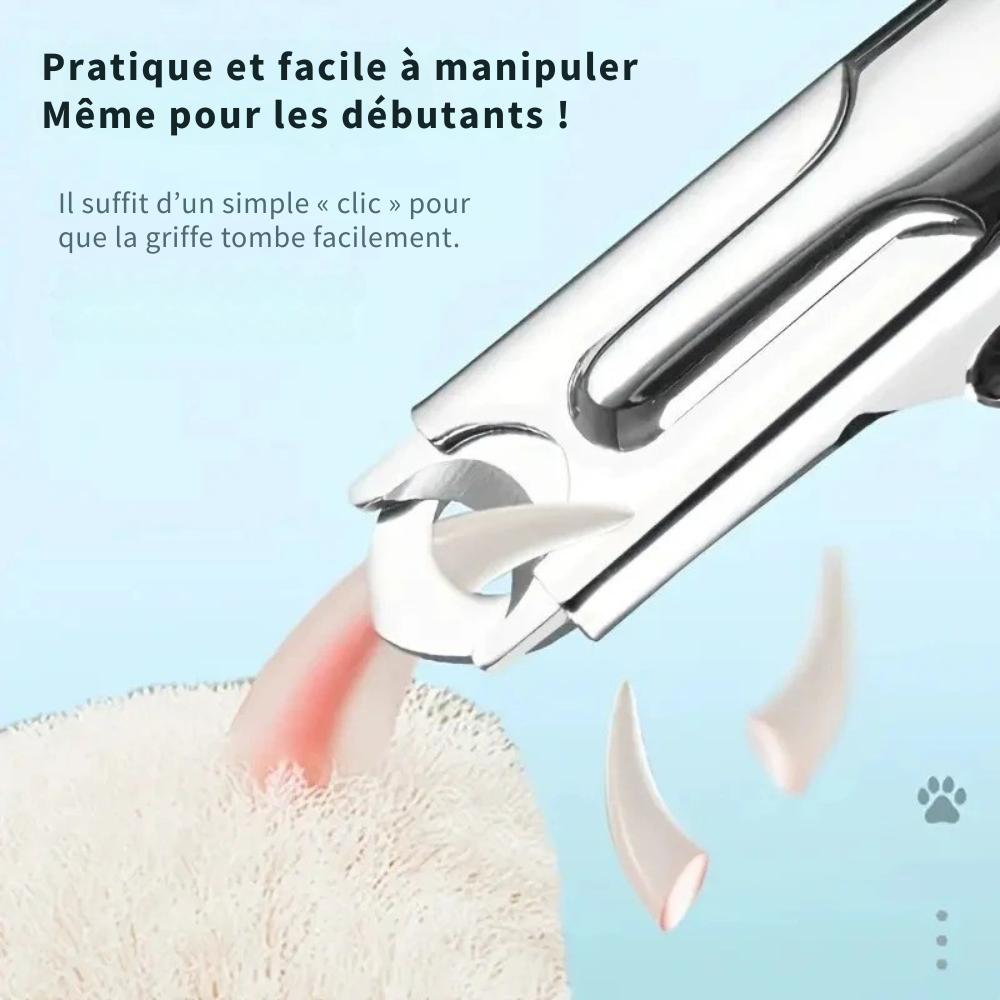Coupe-Griffes Professionnel Antidérapant pour Chiens et Chats