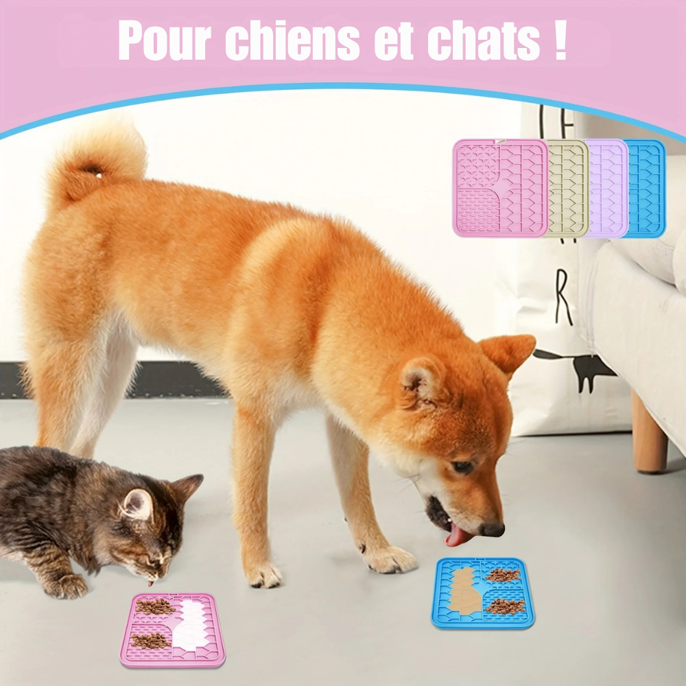 Tapis de Léchage Antidérapants pour Chiens et Chats
