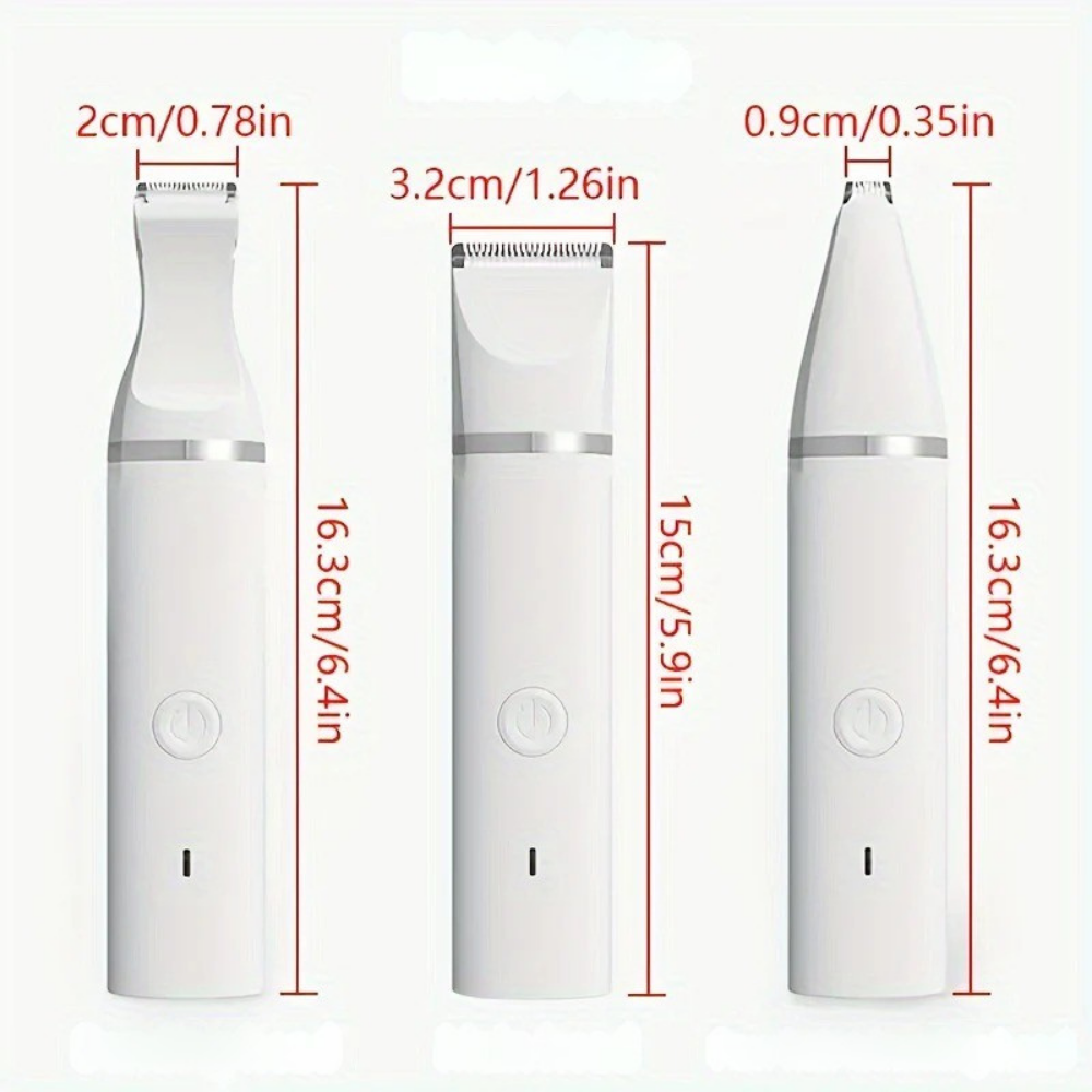 Kit de Toilettage Silencieux 4-en-1 pour Chiens et Chats