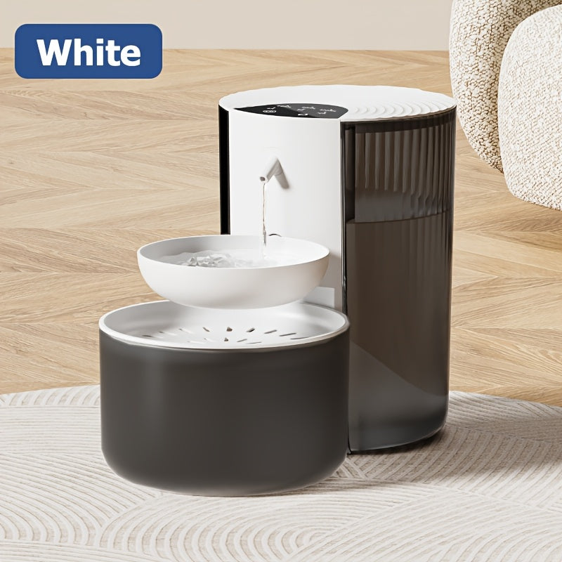 Fontaine à Eau Intelligente pour Chat – 3L avec Recharge USB et Batterie