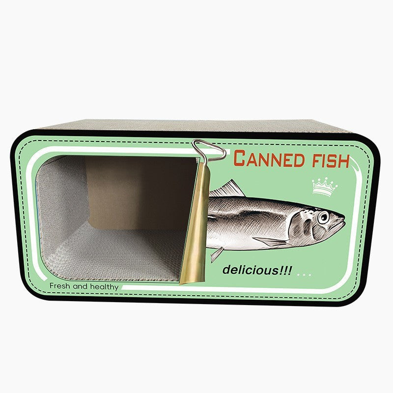 Maison en Carton Boîte de Conserve de Poisson