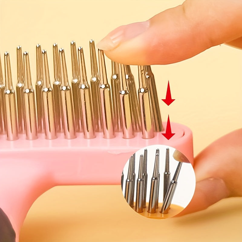 Brosse Démêlante à Double Rangée pour Chiens et Chats