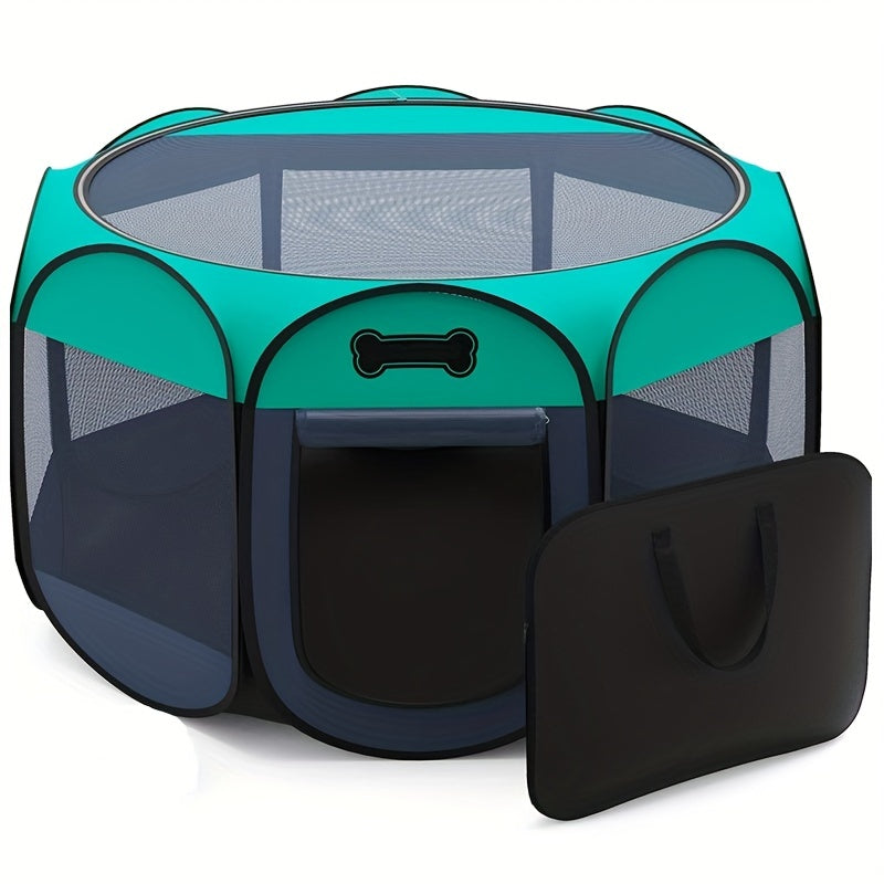 Enclos pliable en tissu Oxford pour chien et chat