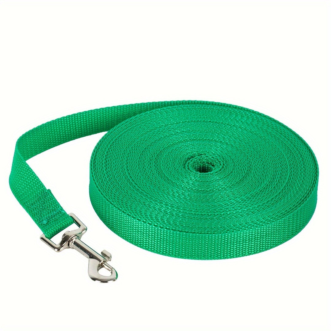 Longe Plate pour Chien – 3 à 9 mètres, couleurs variées