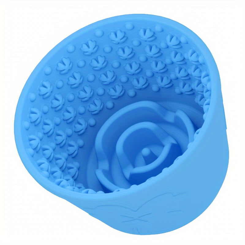Bol à Lécher Antidérapant avec Ventouse en Silicone pour Chien