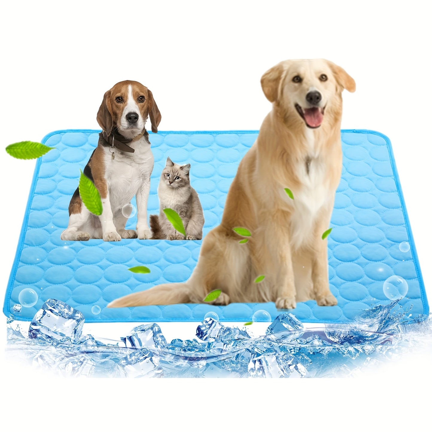 Tapis Rafraîchissant Extra-Large pour Chien – Ice Pad Respirant pour Été