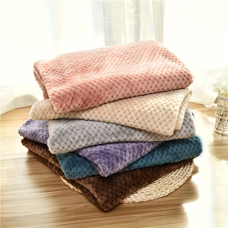 Couverture Texturée en Polyester Doux pour Chiens et Chats