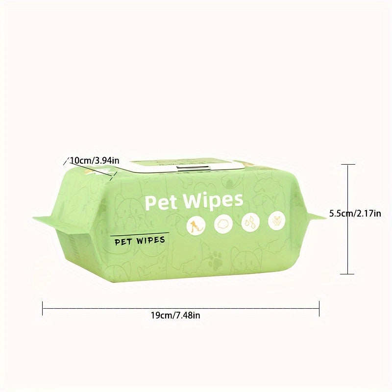 Lingettes de Toilette Sans Odeur pour Chiens et Chats