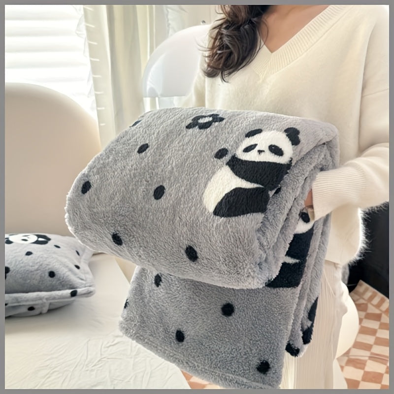 Plaid Flanelle à Carreaux Doux et Épais – Multi-Usages pour Humains et Animaux