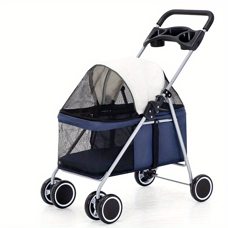 Poussette Pliable pour Chiens et Chats