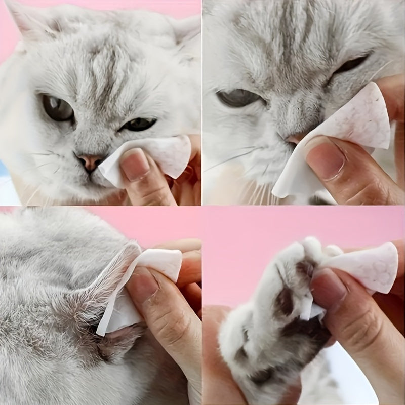 Disques Nettoyants Ronds pour Yeux et Oreilles Chats & Chiens