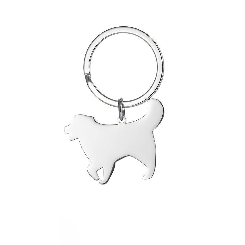 Médaille chien personnalisable en acier inoxydable