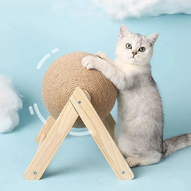 Griffoir Boule en Sisal pour Chats – Jouet Durable et Design