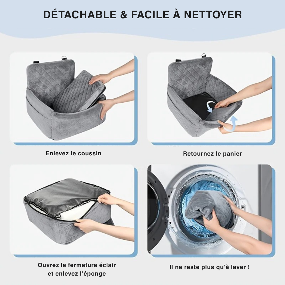 Siège canapé voiture pour petits et moyens chiens
