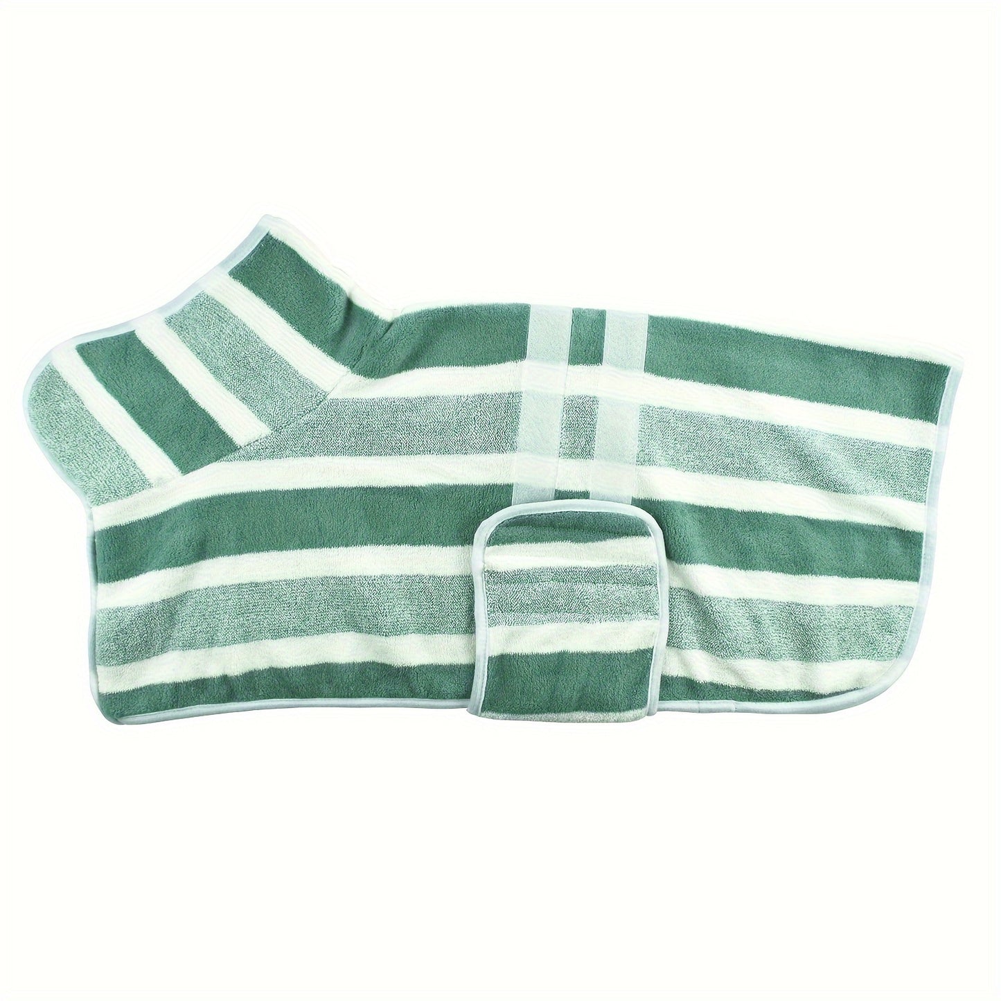 Peignoir Absorbant Rayé pour Chien