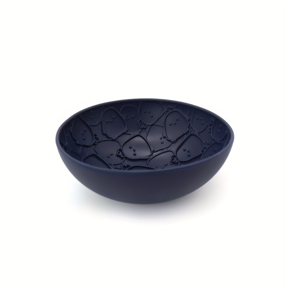 Bol à Lécher en Silicone Antiglouton à Motif pour Chien