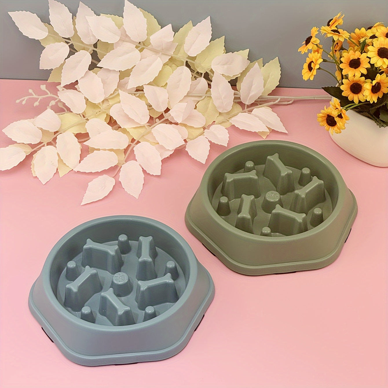 Gamelle anti-glouton ludique pour chien et chat